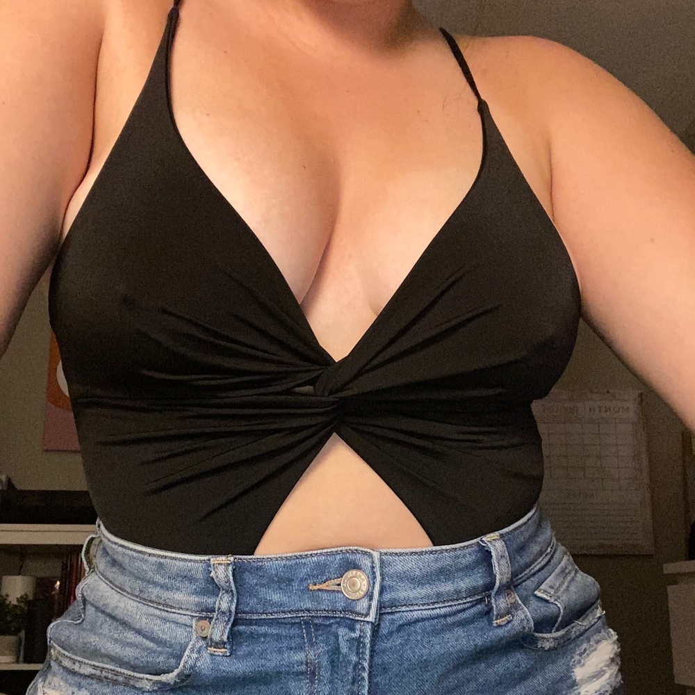 Black Forever21 Body Suit
